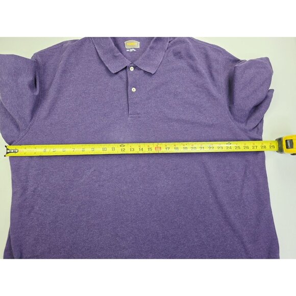Foundry Size 3XL Mens Plum Short Sleeve Cotton Spread Collar Polo - Picture 3 of 8